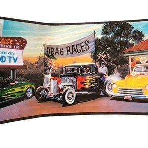 Hot Rods Classic Cars Pasteless Border Size 6.78" x 15'